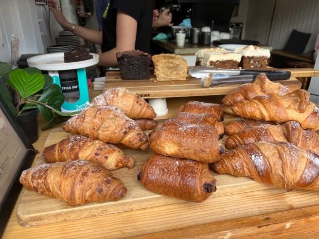 Oxford Mail: I couldn't walk past these delicious pastries at Green Routes Cafe in Oxford. 