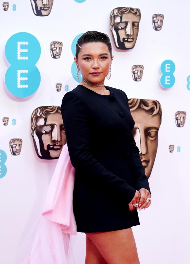 Oxford Mail: Florence Pugh attending the 75th British Academy Film Awards held at the Royal Albert Hall in London on March 13, 2022. PA/Ian West 