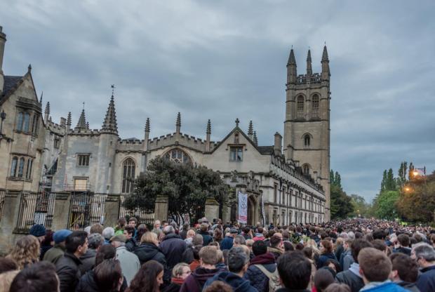 Oxford Mail: Crowds on May Morning in Oxford.