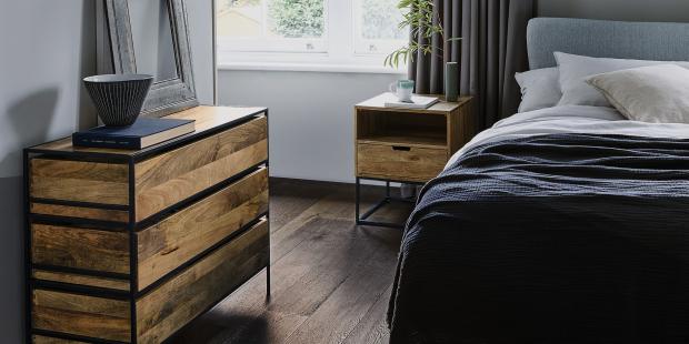 Oxford Mail: Southwark chest of drawers in a Swoon style bedroom.  1 credit
