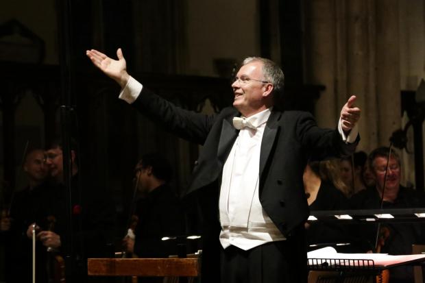 Oxford Mail: Martin Yates receives his applause at EMF (Frances Marshall)