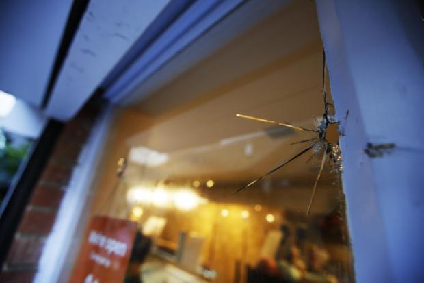 Oxford Mail: The Harvest Cafe in Bicester was attacked by vandals in March. Picture: Ed Nix