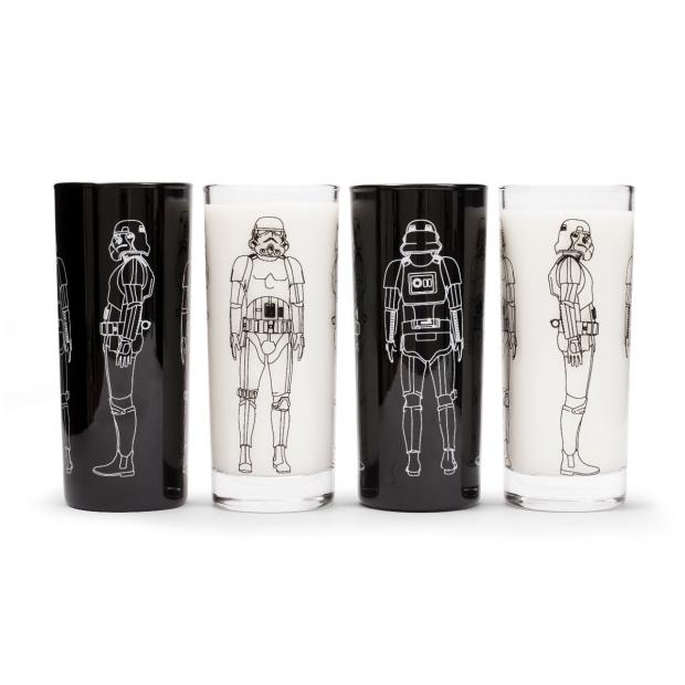 Oxford Mail: Star Wars Stormtrooper Set of 4 Glasses (Argos)