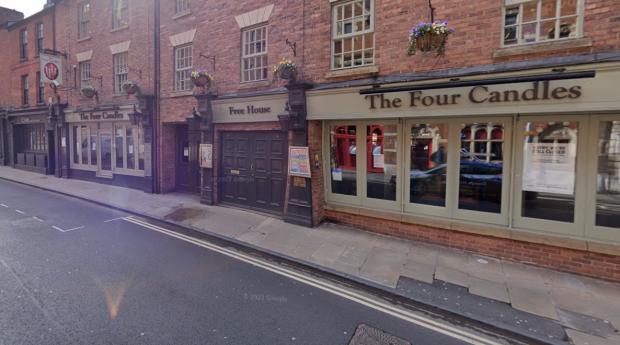 Oxford Mail: The Four Candles on George Street in Oxford 