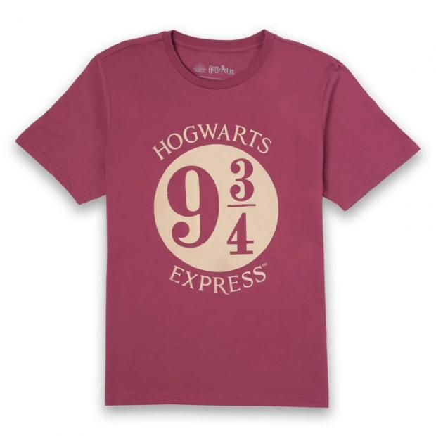 Oxford Mail: Harry Potter Platform Burgundy T-Shirt (IWOOT)