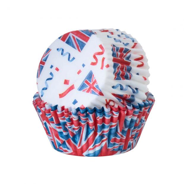 Oxford Mail: Union Jack Cupcake Cases (Lakeland)