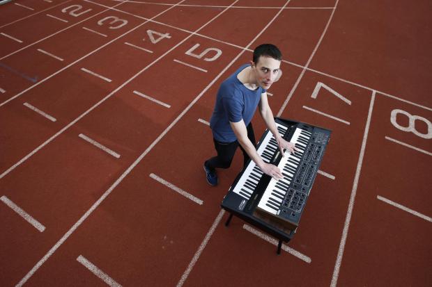 Seb Reynolds has released a record inspired by Sir Roger Bannister's four-minute mile. Picture by Ed Nix