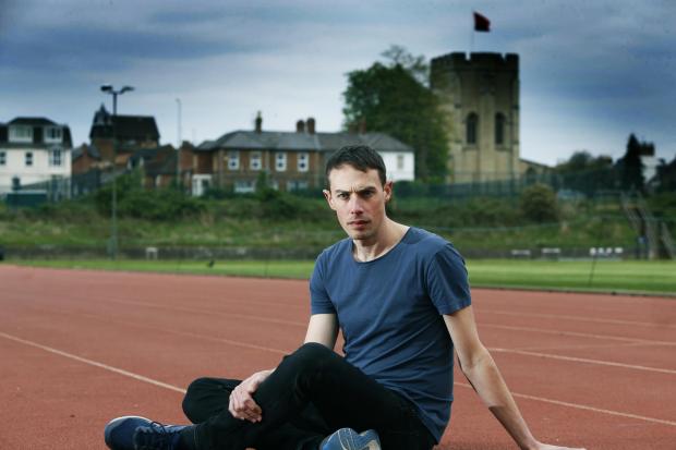 Oxford Mail: Seb Reynolds has released a record inspired by Sir Roger Bannister's four-minute mile. Picture by Ed Nix 