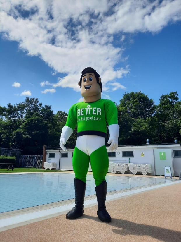 Oxford Mail: Better mascot at lido reopening in 2021