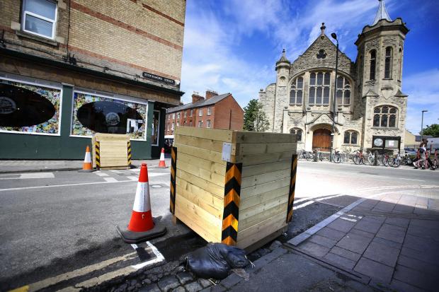 Oxford Mail: Preparations for low traffic neighbourhoods (LTNs) in East Oxford are ramping up ahead of their rollout. Picture: Ed Nix