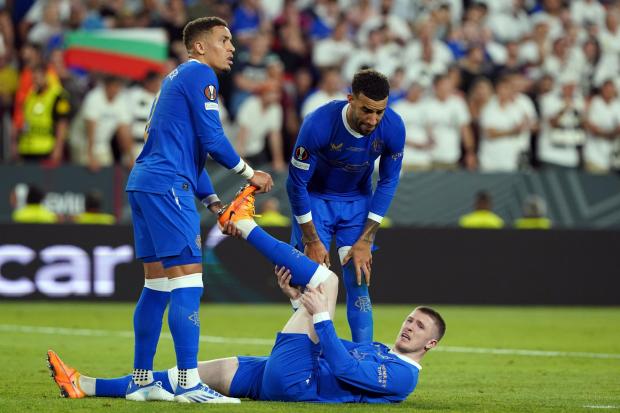 John Lundstram (on floor) was on the losing side in the Europa League final Picture: Andrew Milligan/PA Wire