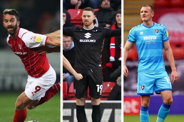 Will Grigg, Connor Wickham and Will Boyle are all available this summer Pictures: PA Wire