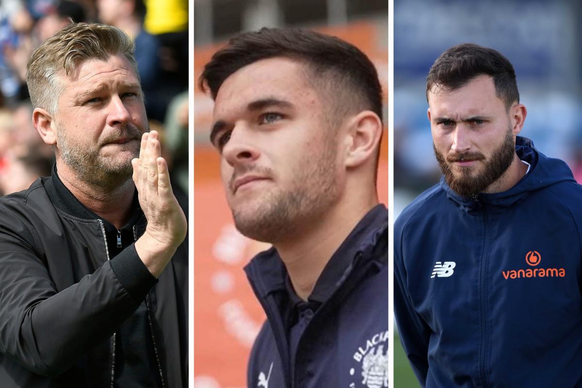 Oxford United head coach Karl Robinson, Blackpool striker Jake Daniels and Oxford City head coach Ross Jenkins. Pictures: David Fleming, Sky Sports News/ PA, Mike Allen
