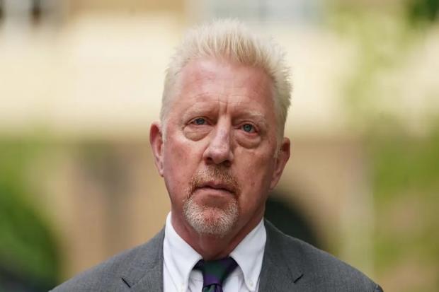 Three-time Wimbledon champion Boris Becker was  jailed for two and a half years last month for hiding £2.5 million of assets and loans to avoid paying his debts (Neil Munns/PA)
