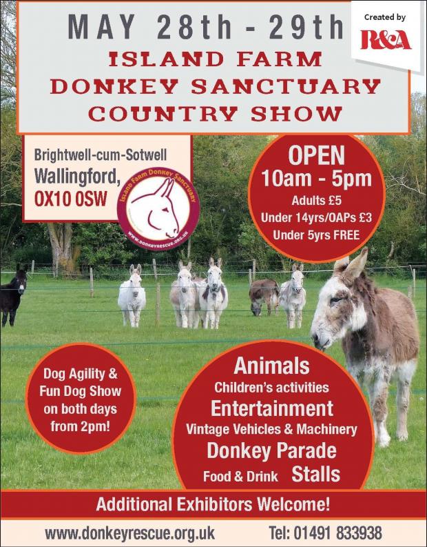 Oxford Mail: Island Farm Donkey Sanctuary Show