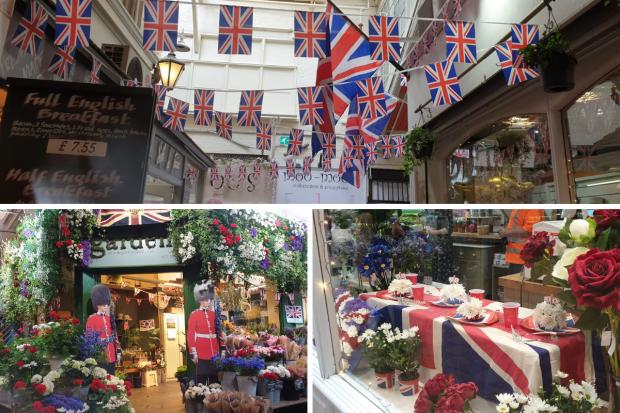 Oxford Mail: The Covered Market has been decorated the celebrate the Platinum Jubilee