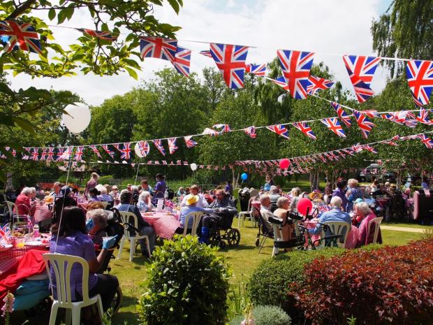 Oxford Mail: The Close care home in Burcot hosted a Platinum Jubilee party. Picture provided by The Close