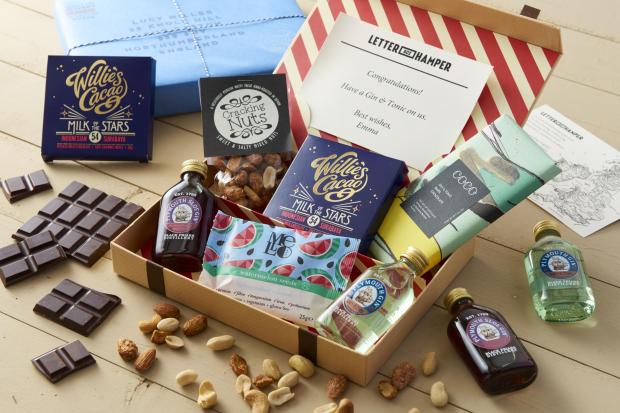 Oxford Mail: Gin And Chocolate Lovers Letter Box Hamper. Credit: Not On The High Street