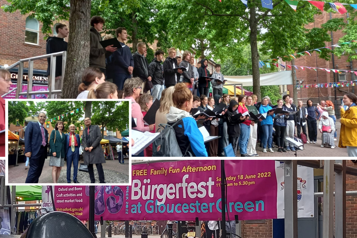 Oxford und Bonn feiern gemeinsam das BurgerFest