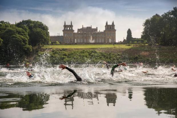 Oxford Mail: File image from 2018 of participants at the Blenheim Triathlon