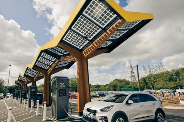 Oxford Mail: The charging hub is the largest in Europe. Picture: Oxford City Council