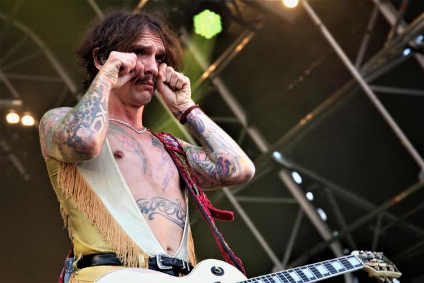 Oxford Mail: Justin Hawkins of The Darkness gets emotional
