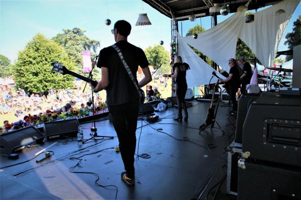 Oxford Mail: The Riverside Stage hosted largely local bands