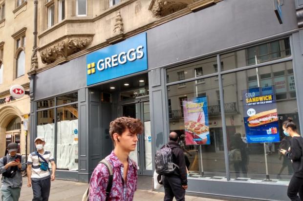 Greggs in Cornmarket is currently closed Photos: Andy Ffrench