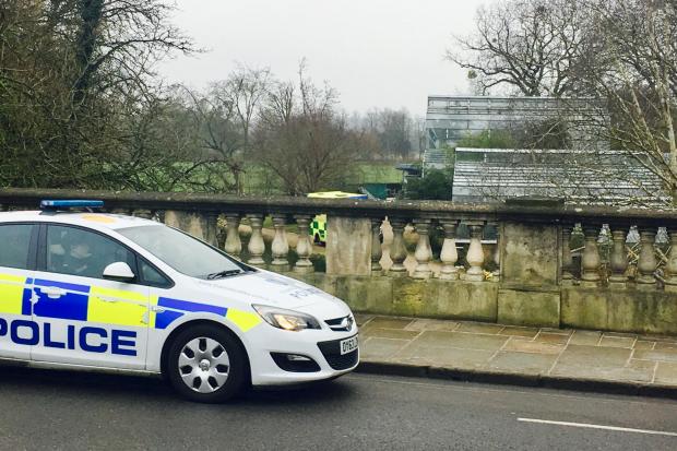 File photo of police on Magdalen Bridge. Picture: Marc West