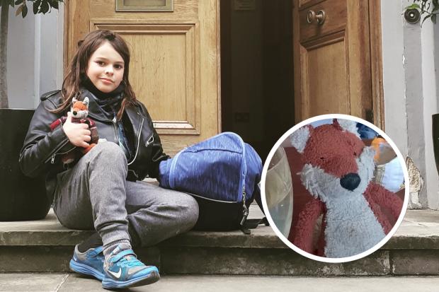 Family’s heartbreak as beloved child’s fox toy, Bubble, STOLEN by thief
