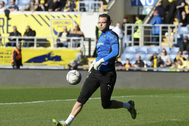 Simon Eastwood is set to line up in goal for Oxford United against Lincoln City tonight Picture: David Fleming