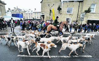 The Heythrop Hunt in Chipping Norton