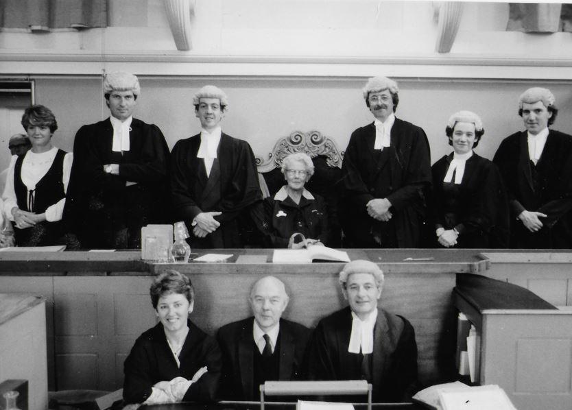Tea ladies served thirsty barristers and other staff at crown court