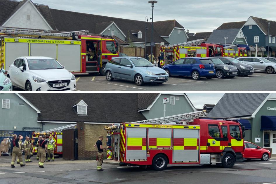 Bicester Village fire started in shop roof as 7 crews called