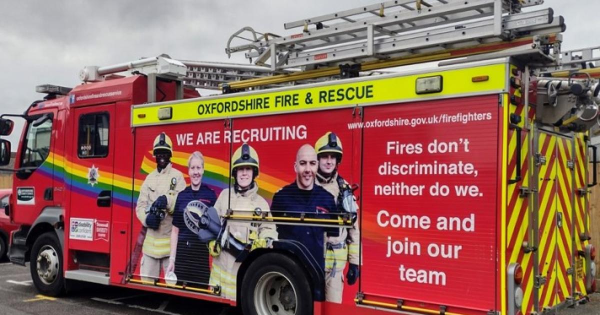 Oxfordshire Fire and Rescue crews will join Oxford Pride march