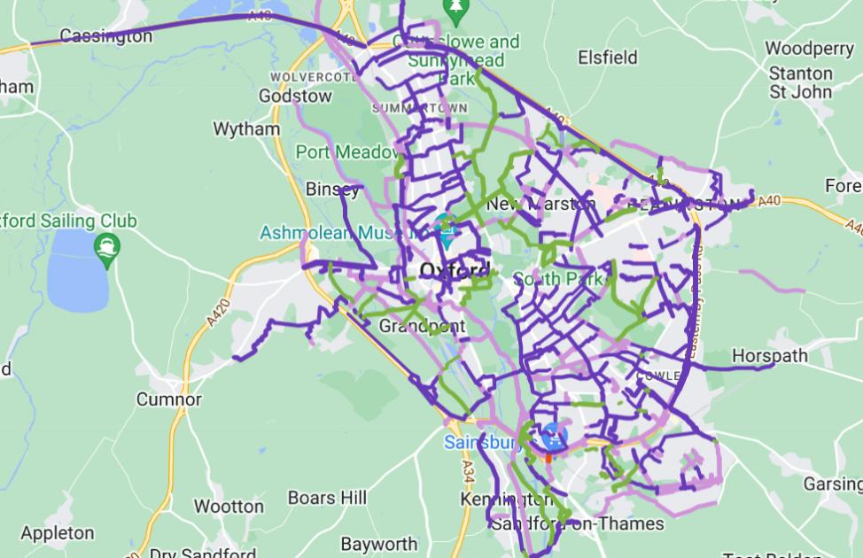 Oxford Online Cycle Map launched after crowdsourcing effort