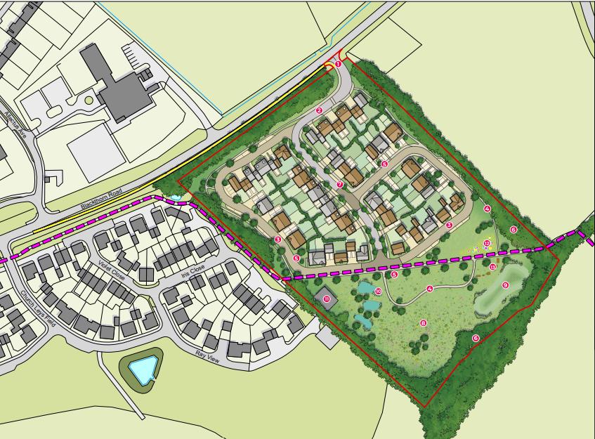 Bicester: Plans for 55 new homes refused by council 