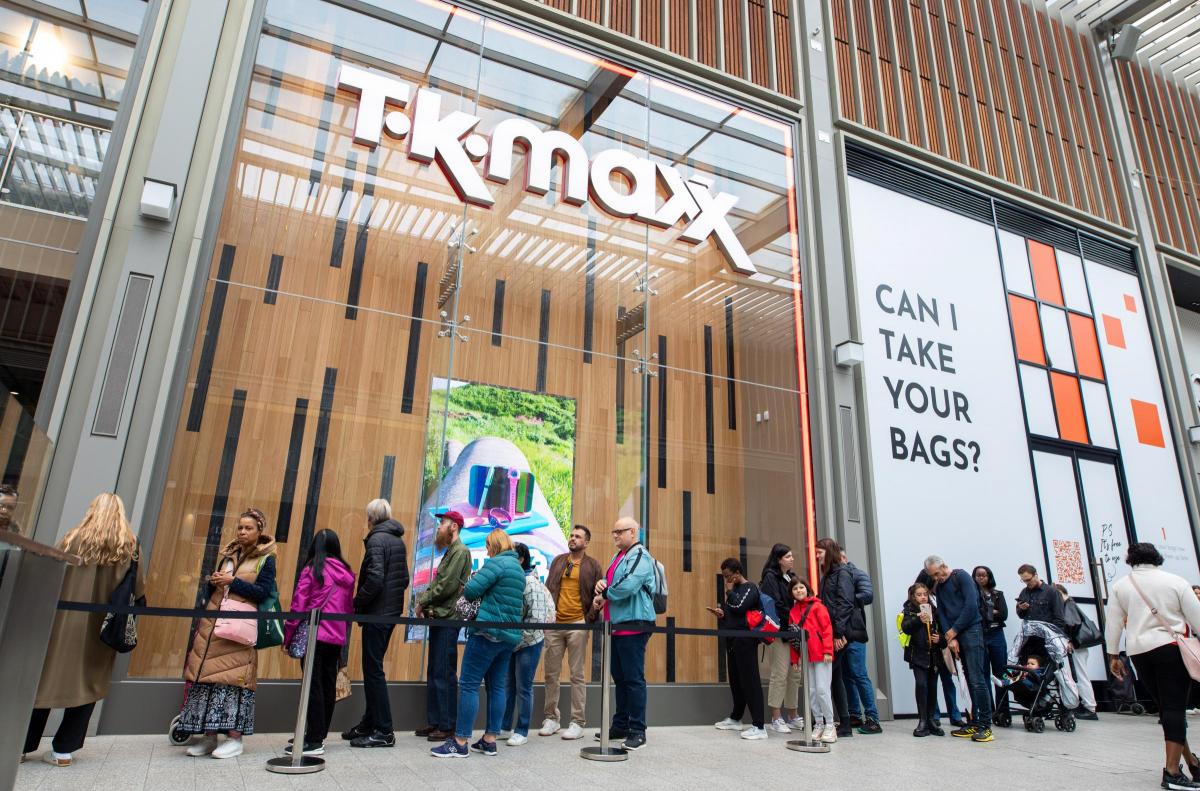 TK Maxx in Oxford city centre opens with long queues