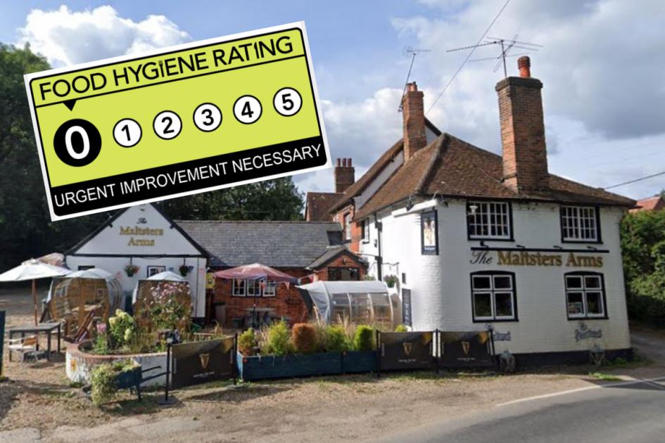 Oxfordshire: Pub near Henley given zero food hygiene rating 