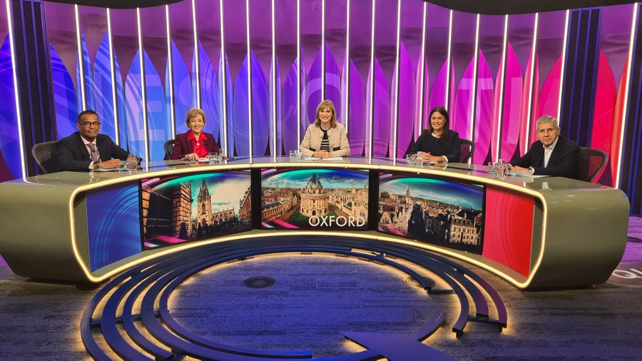 BBC Question Time broadcast from Oxford Brookes University - Vimarsana News