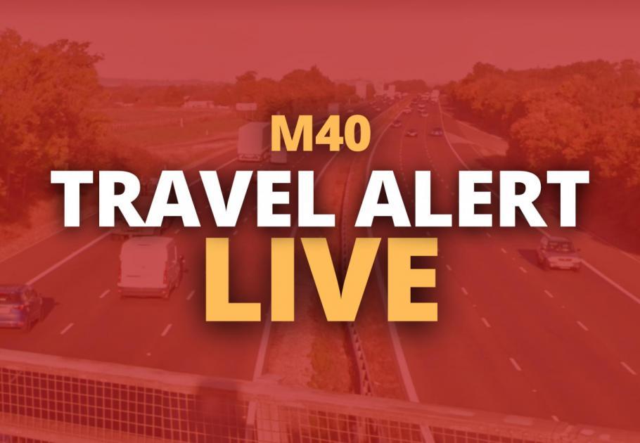 M40 delays after crash near Bicester 