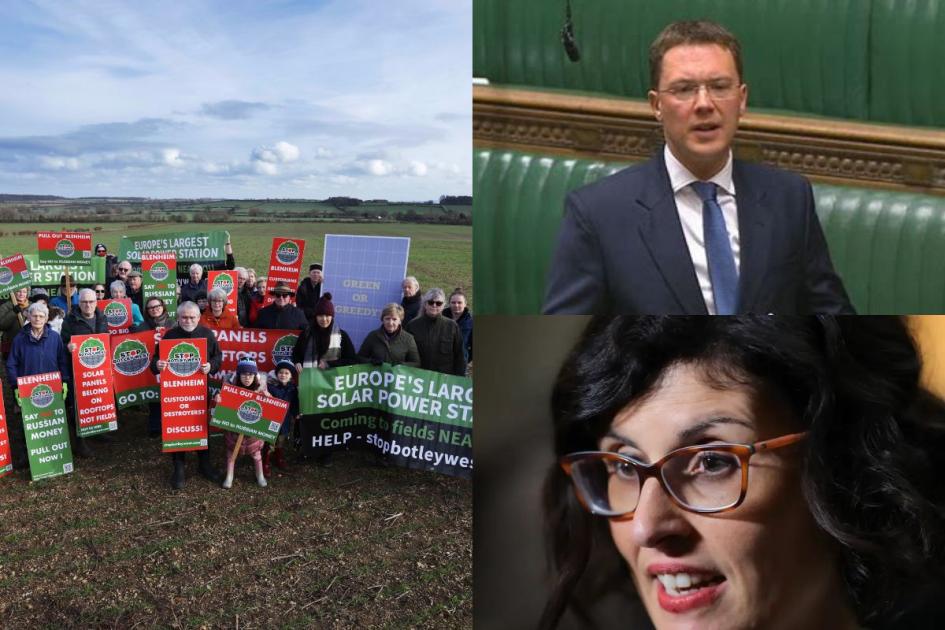 Oxfordshire MP demands fresh consultation on solar farm 