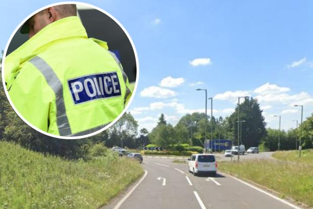 Cyclist killed in crash near A44 roundabout