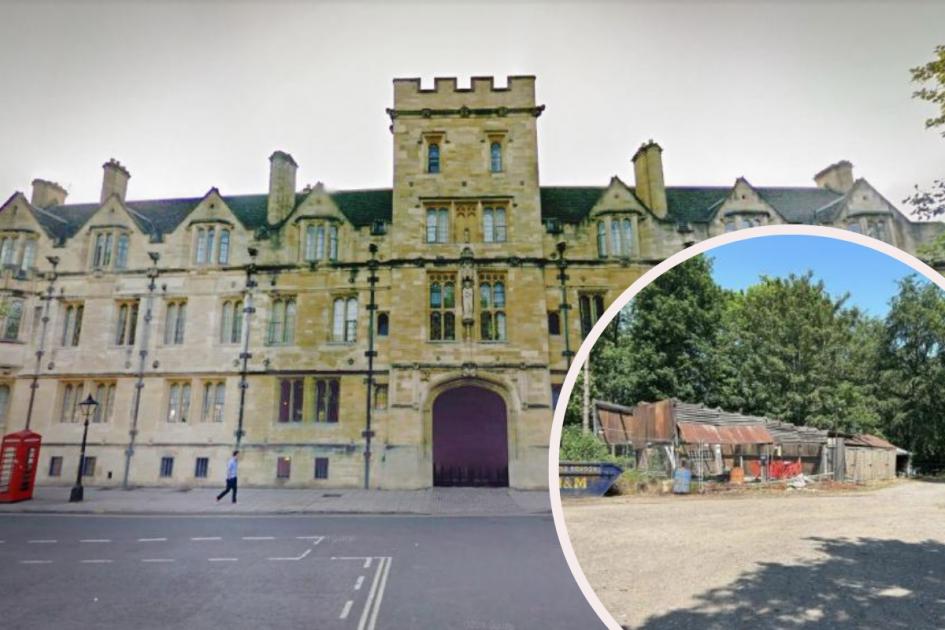 St John's College Oxford plan to replace burnt down building 