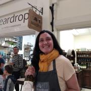 Luciana Gyuricza outside the Teardrop micropub and food emporium Picture Andy Ffrench