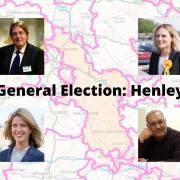 Henley candidates: John Howell, Laura Coyle and Jo Robb and Zaid Marham.
