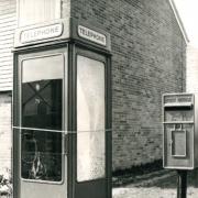 Vandal-proof telephone box smashed on first day on May 15, 1970