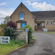 Polling station in Witney