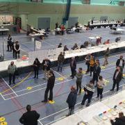 The count was held at Spiceball Leisure Centre in Banbury
