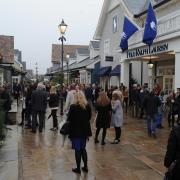 Shoppers at Bicester Village